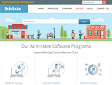 Tablet Screenshot of ibidinfo.com